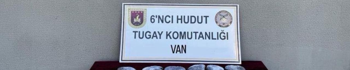 İran sınırında 6,7 kilogram uyuşturucu ele geçirildi