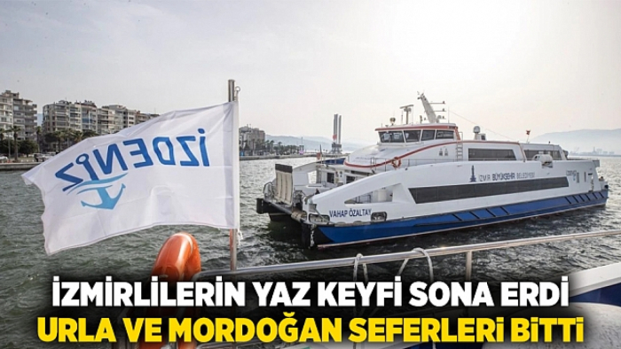 İZDENİZ’in yaz seferleri sona erdi
